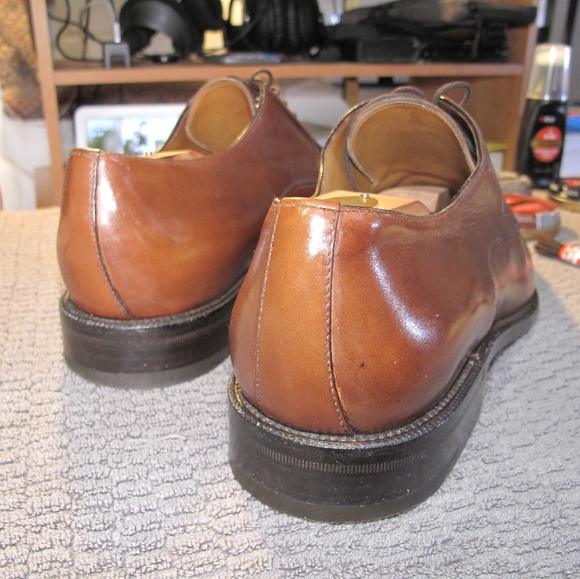 Ermenegildo Zegna, Couture XXX, Fatte a Mano Almond Toe Lace Up Oxford. - Picture 11 of 15